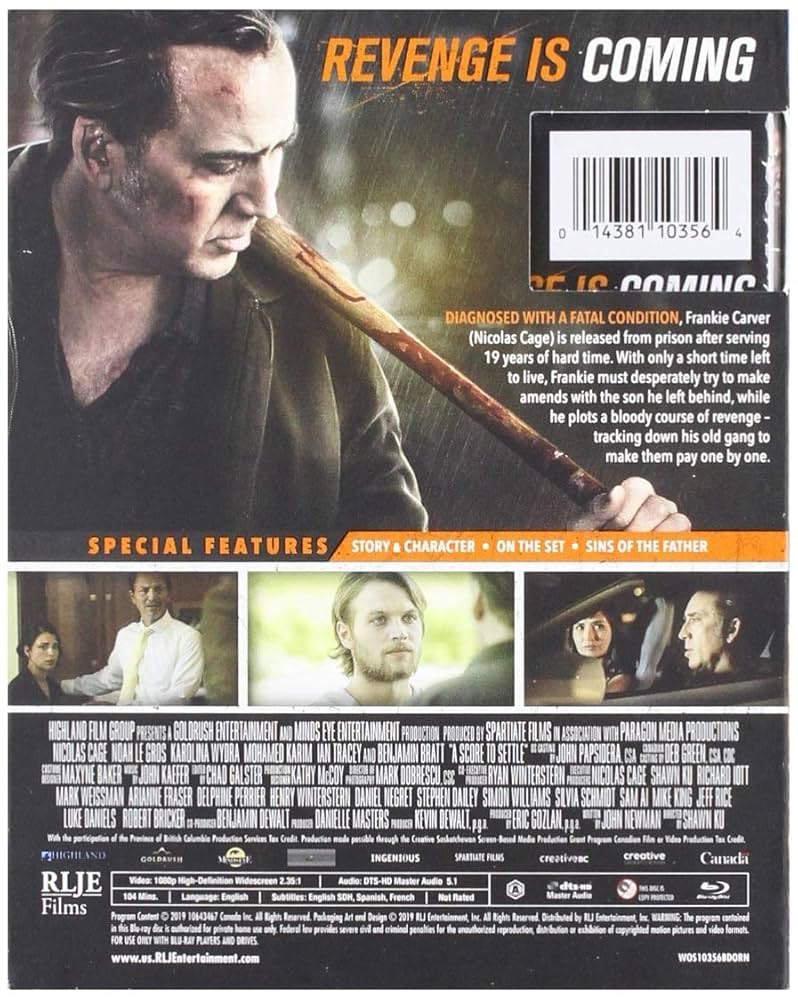 A Score to Settle [Blu-ray]: Amazon.co.uk: DVD & Blu-ray